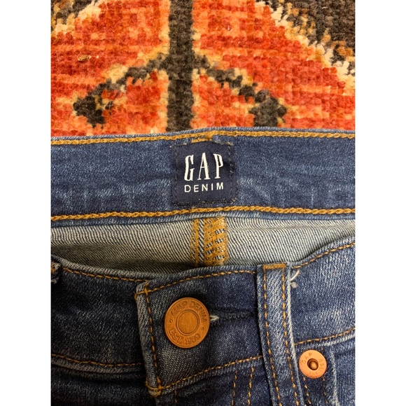GAP Mid Rise True Skinny Jeans (Medium Indigo) - Picture 3 of 4